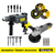 Combo Amoladora + Taladro Percutor 600w + ACCESORIOS - BAROVO