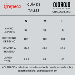 Chaleco Ojo Rojo Puffer Emily - GRANACA