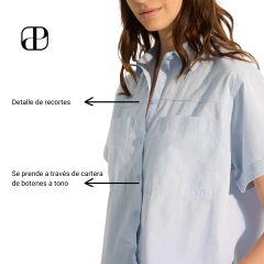 CAMISA PORTSAID TRACY POPLIN MANGA CORTA - comprar online