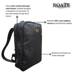 MOCHILA ROATE ODIN PORTA NOTEBOOK CUERO LEGÍTIMO HOMBRE en internet