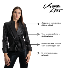 Chaqueta Trinity Victoria Ates Cuero Legitimo en internet