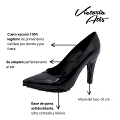 STILETTO VICTORIA ATÉS APUS 100% CUERO - comprar online