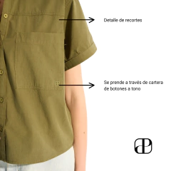 CAMISA PORTSAID TRACY POPLIN MANGA CORTA