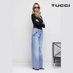 Imagen de Jean Tucci Wide Leg Cut Out New Blue