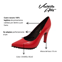STILETTO VICTORIA ATÉS APUS 100% CUERO - comprar online
