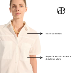 CAMISA PORTSAID TRACY POPLIN MANGA CORTA en internet