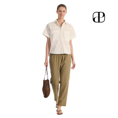 CAMISA PORTSAID TRACY POPLIN MANGA CORTA - GRANACA