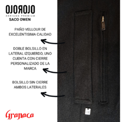 Saco Paño Ojo Rojo Hombre Owen - GRANACA