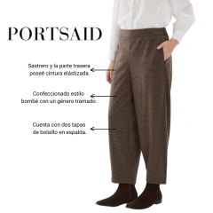 PANTALON PORTSAID RUBBENS TRAMADO - comprar online