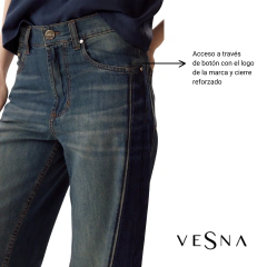 JEAN VESNA VINCA WIDE LEG - GRANACA