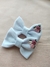 Parzinho Laço Gravatinha P Bordado Floral - Diversas Cores - comprar online