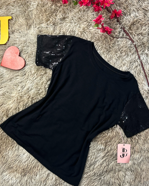T-shirt Lety Manga Paête - comprar online