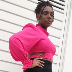 Cropped Manga Longa Princesa