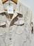Campera bordada crema