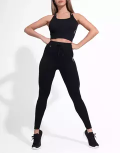 CALZA SEAMLESS BLACK CORD