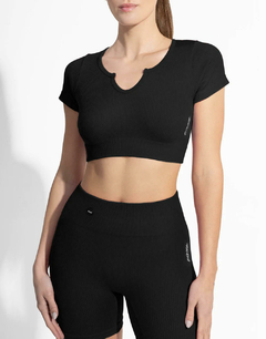 TOP SEAMLESSS CLASICC BLACK