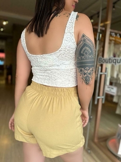 Shorts Saia Joy na internet