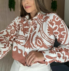 Camisa Cropped Estampa