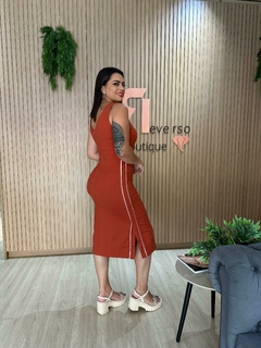 Vestido Mid Linho na internet