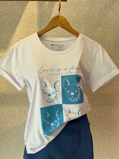 T-shirt Dog Block - comprar online