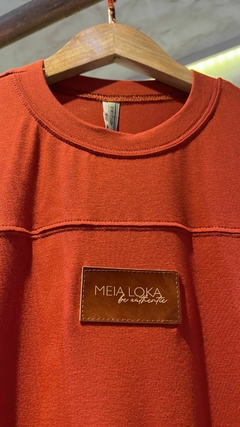 T-Shirt Meia Loka na internet