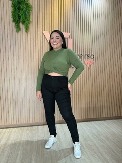Cropped Manga Longa Meia Loka - loja online