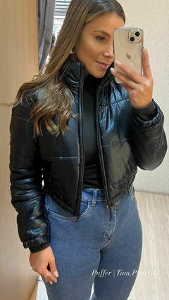 Jaqueta Puffer Metalizada - Reverso Boutique