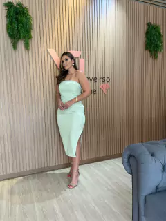 Vestido sem alça midi na internet
