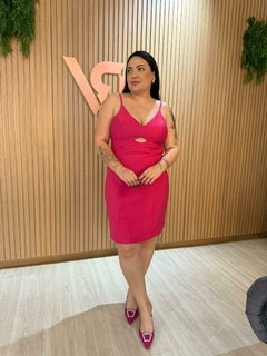 Vestido Recorte Alfa Meia Loka na internet