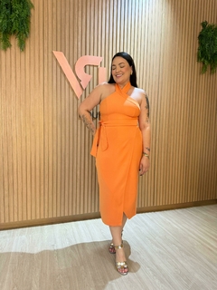 Vestido Alfa Midi Meia Loka