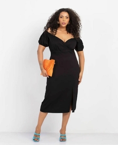Vestido Midi Decote - Reverso Boutique