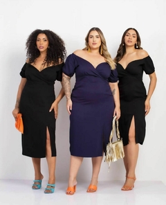 Vestido Midi Decote