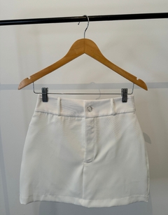 Short Saia Alfaiataria Branco - comprar online