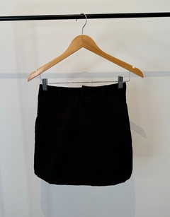 Short Saia De Alfaiataria Preto na internet