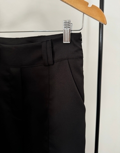 Calça De Alfaiataria Wide Leg Preto - Neutraliza se