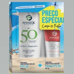 KIT ANASOL FPS 50 200g + ANASOL FACIAL FPS 50 60 g - loja online