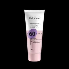 HIDRABENE PROTETOR SOLAR FACIAL FPS 60 - INVISÍVEL - 50 g na internet