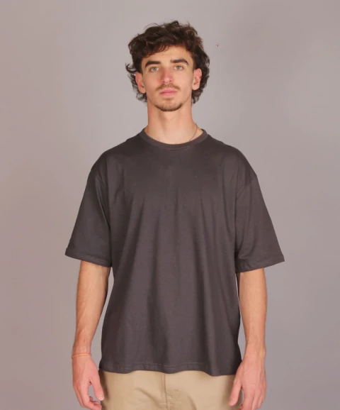 Remera Boxi Fit Liviana Gris NTF - comprar online