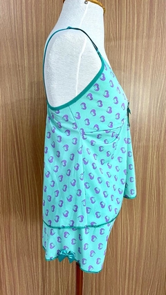 Pijama Baby Doll Verde - Tam G - Pix (R$ 34,90) - comprar online