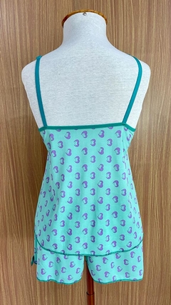 Pijama Baby Doll Verde - Tam G - Pix (R$ 34,90) na internet