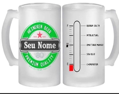 Canecas de Vidro Jateadas 475 ml - Pix (R$ 57,90)