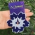 Brinco 1/2 flor bordado - comprar online