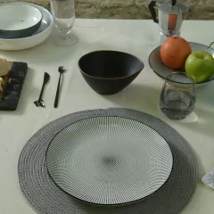 Bowl black Panal - DICS INTERIORES
