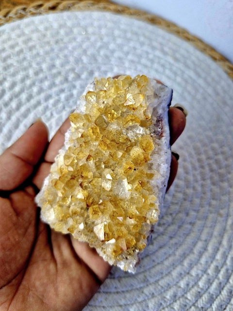 Citrine Druse (prosperity and joy)