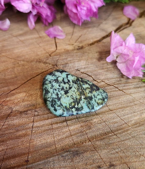 Turquesa Africana Natural Rolada - Intuição criatividade e Comunicação