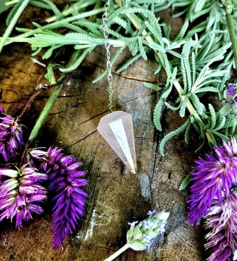 Pendulo Quartzo Rosa