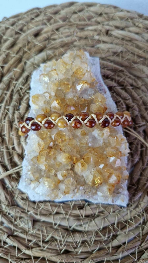 Pulseira Macramê Marrom - comprar online