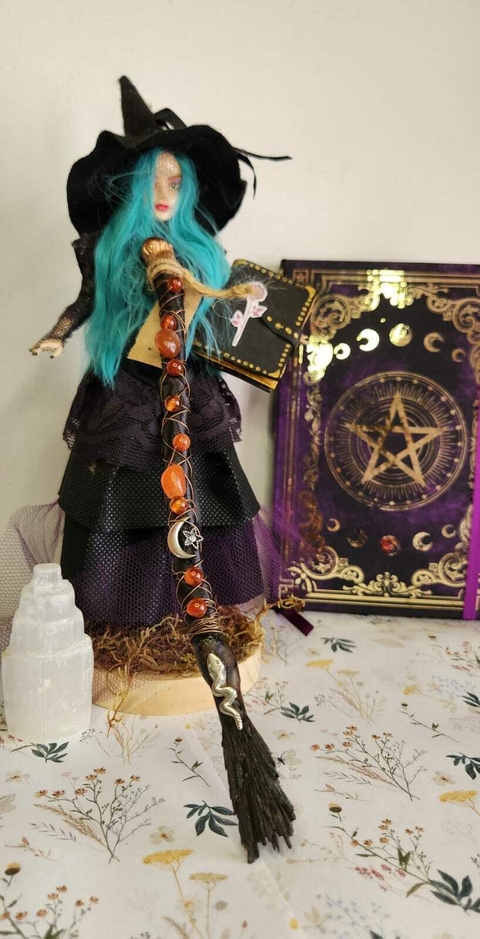 Fire Element Snake Broom