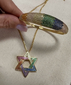 Bracelete 7 cores mini zircônia - loja online