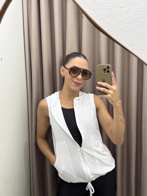 Colete com capuz Fitness | Lite